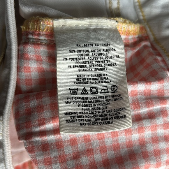 Pilcro & The Letterpress Fit SJEJ Jeans in White Size 26 EUC - Picture 3 of 9